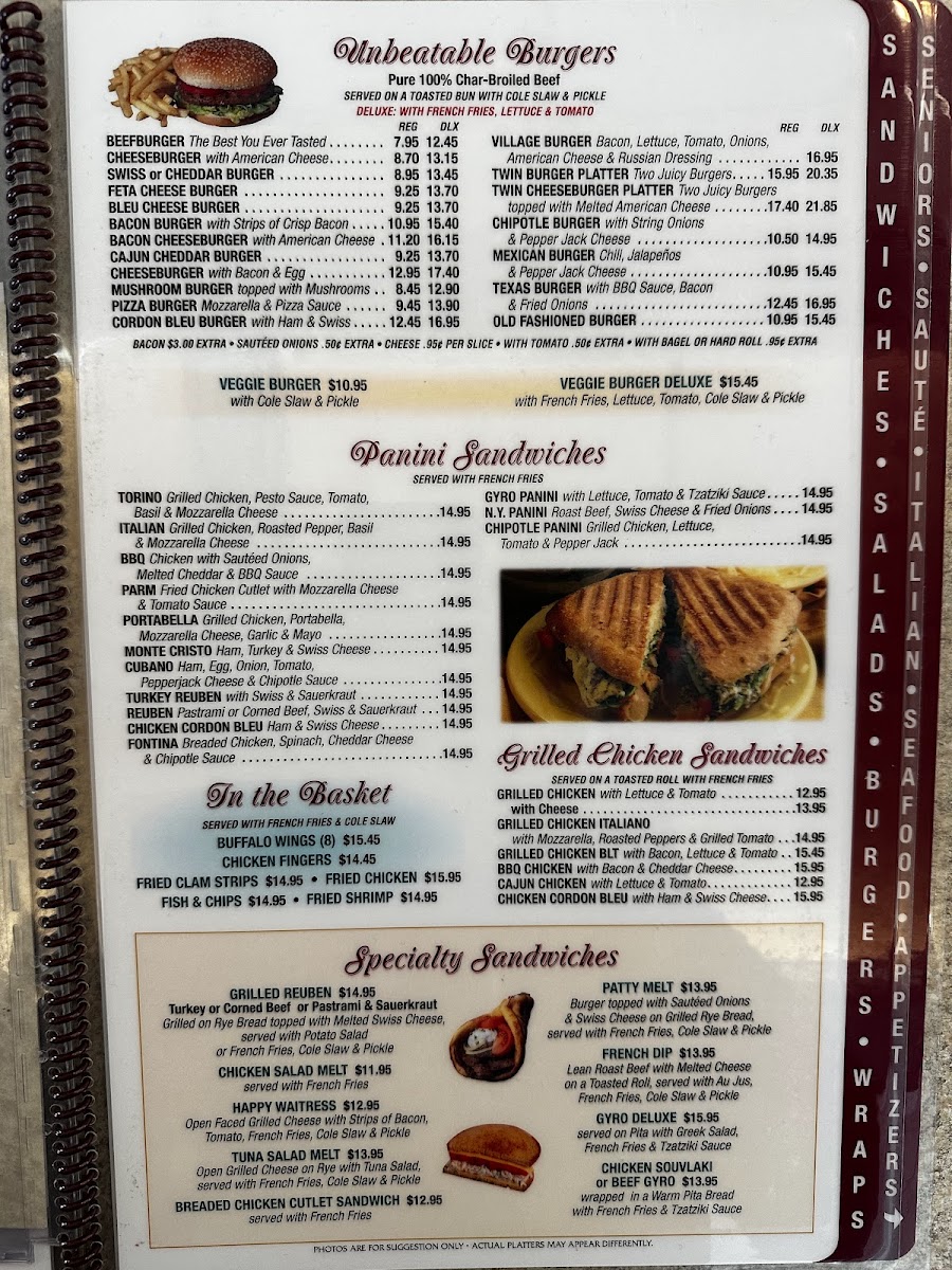 Village Diner Menu - Image 3